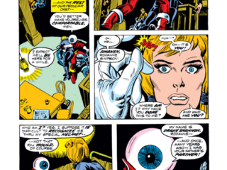 Marvel Team-Up #15, pg. 11; pencils, Ross Andru; inks, Don Perlin; The Orb/Ghost Rider