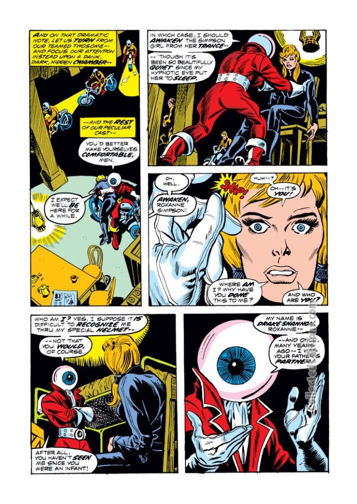 Marvel Team-Up #15, pg. 11; pencils, Ross Andru; inks, Don Perlin; The Orb/Ghost Rider