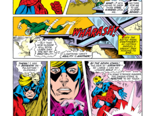 Marvel Team-Up #16, pg. 18; pencils, Gil Kane; inks, Jim Mooney; Spider-Man/Captain Marvel/Mar-Vell