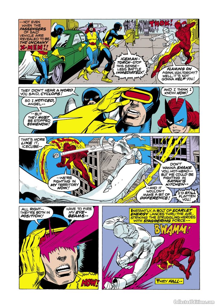 Marvel Team-Up #23, pg. 8; pencils, Gil Kane; inks, Mike Esposito; Spider-Man/X-Men