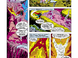 Marvel Team-Up #26, pg. 10; pencils, Jim Mooney Thor/Human Torch