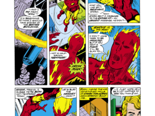 Marvel Team-Up #29, pg. 2; pencils, Jim Mooney; Human Torch/Iron Man