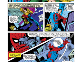 Marvel Team-Up #31, pg. 4; pencils, Jim Mooney; inks, Vince Colletta Marvel Team-Up #31, pg. 4; pencils, Jim Mooney; Spider-Man/Iron Fist