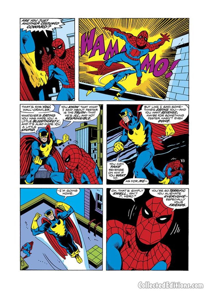 Marvel Team-Up #33, pg. 17; pencils, Sal Busema; inks, Vince Colletta; Spider-Man/Nighthawk