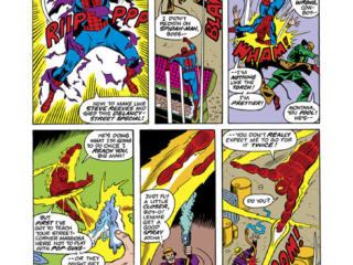 Marvel Team-Up #39, pg. 16; pencils, Sal Busema; inks, Mike Esposito, Dave Hunt Marvel Team-Up #39, pg. 16; pencils, Sal Busema; Spider-Man/Human Torch