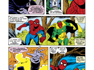 MTU #43, pg. 3; pencils, Sal Buscema; inks, Mike Esposito Marvel Team-Up #43, pg. 3; pencils, Sal Buscema; Spider-Man and Vision