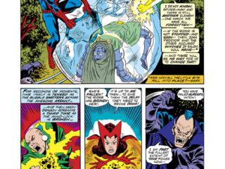 MTU #44, pg. 12; pencils, Sal Buscema; inks, Mike Esposito Marvel Team-Up #44, pg. 12; pencils, Sal Buscema; Spider-Man and Vision