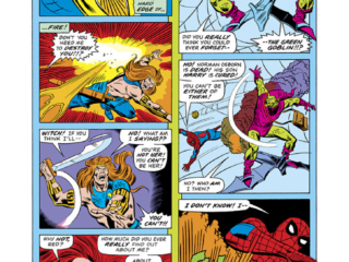 Marvel Team-Up #45, pg. 13; pencils, Sal Buscema; inks, Mike Esposito Marvel Team-Up #45, pg. 13; pencils, Sal Buscema; inks, Mike Esposito