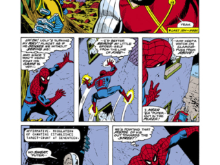Marvel Team-Up #46, pg. 2; pencils, Sal Buscema; inks, Mike Esposito Marvel Team-Up #46, pg. 2; pencils, Sal Buscema; Spider-Man/Deathlok
