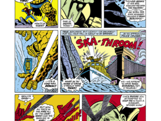 Marvel Team-Up #47, pg. 10; pencils, Ron Wilson; inks, Dan Adkins Marvel Team-Up #47, pg. 10; pencils, Ron Wilson; Thing/Spider-Man