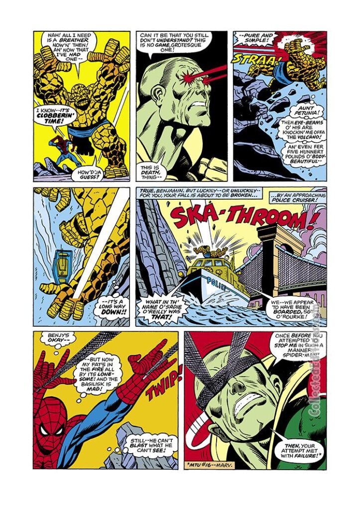 Marvel Team-Up #47, pg. 10; pencils, Ron Wilson; Thing/Spider-Man