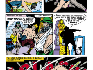 Namora #1, pg. 5; "The Lost City of the Yucatan!"; Bill Everett/Sub-Mariner sidekick cousin/Golden Age Timely/female super hero/heroine