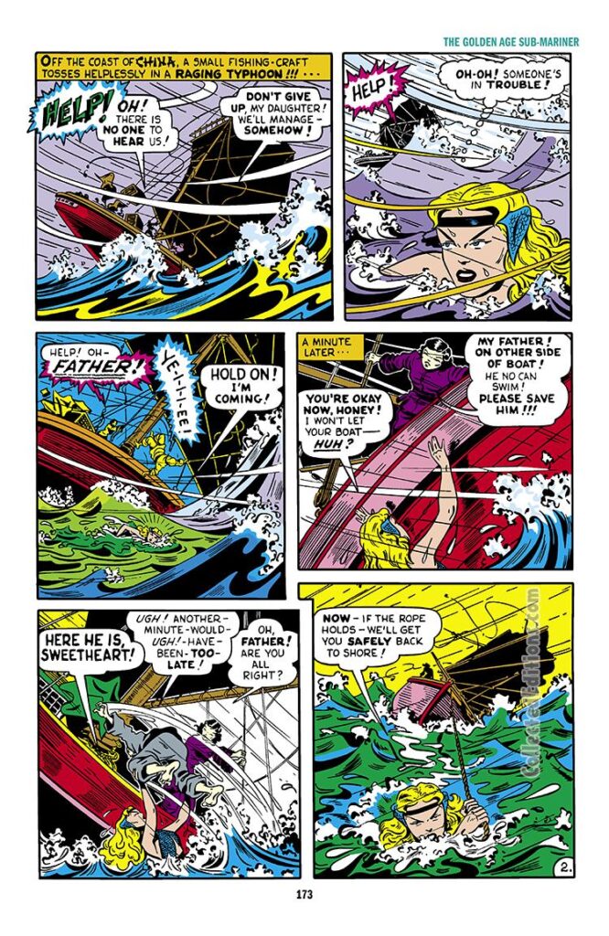 Namora #1, pg. 24; &quot;Shadow Over Shanghai!&quot;; Sub-Mariner teenage cousin sidekick, Bill Everett