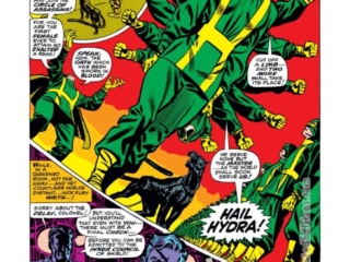 Nick Fury, Agent of S.H.I.E.L.D. #4, pg. 11; pencils and inks, Frank Springer Nick Fury, Agent of S.H.I.E.L.D. #4, pg. 11; pencils and inks, Frank Springer; Hail Hydra, Laura Brown