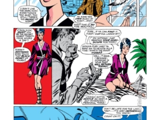 Nick Fury, Agent of S.H.I.E.L.D. #5, pg. 2; pencils, Jim Steranko; inks, John Targaglione Nick Fury, Agent of S.H.I.E.L.D. #5, pg. 2; pencils, Jim Steranko; inks, John Targaglione; Contessa Valentina Allegro de Fontaine