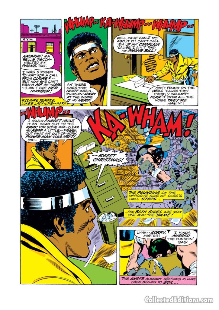 Power Man #27, pg. 2; pencils, George Pérez; inks, Al McWilliams