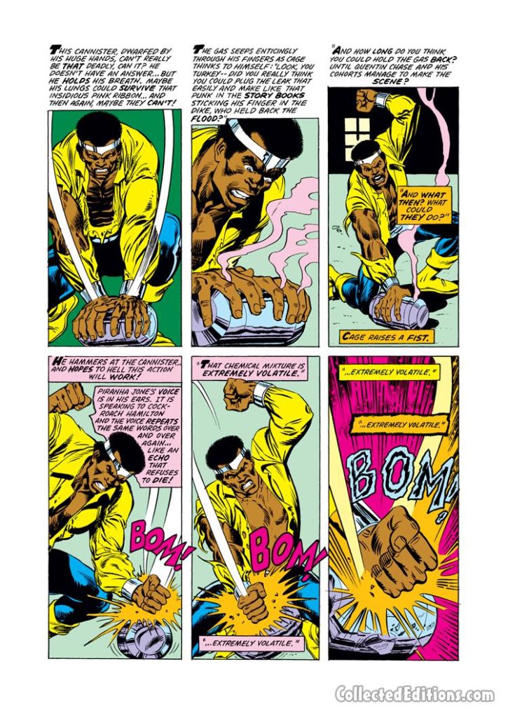Power Man #31, pg. 4; pencils, Sal Buscema; inks, The Crusty Bunkers