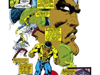 Power Man #37, pg. 5; pencils, Ron Wilson; Luke Cage