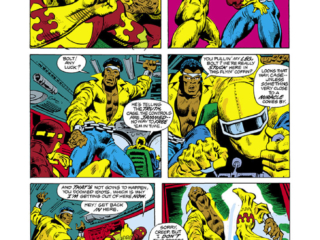 Power Man #42, pg. 16; pencils, Lee Elias;  Luke Cage