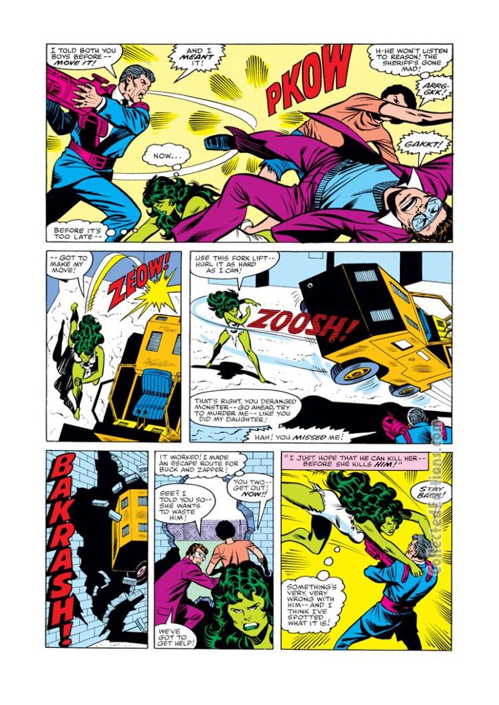 Savage She-Hulk #4, pg. 14; pencils, Mike Vosburg; inks, Chic Stone