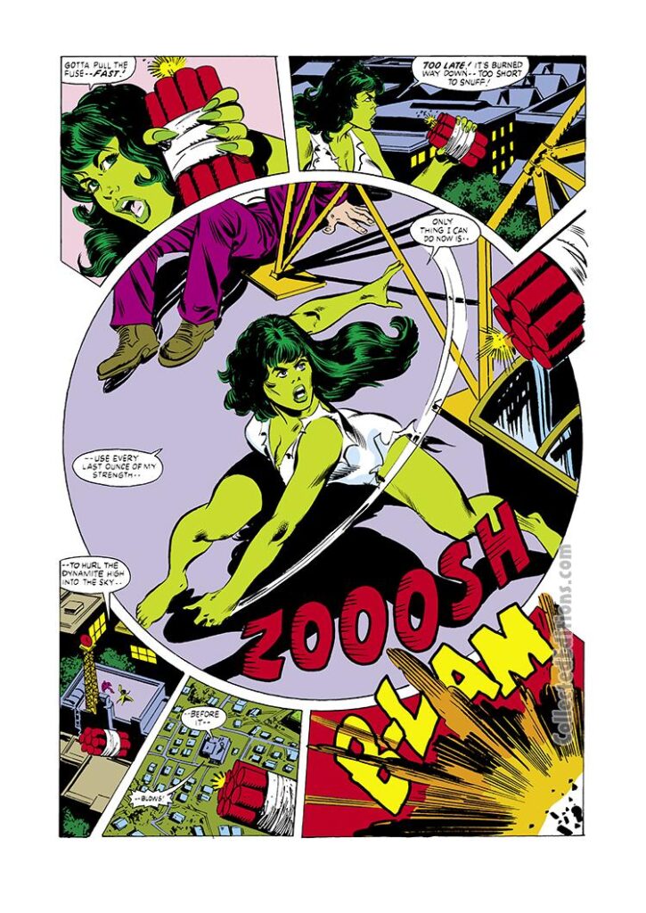 Savage She-Hulk #16, pg. 3; pencils, Mike Vosburg;