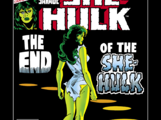 Savage She-Hulk #25 cover; pencils, Mike Vosburg; inks, Terry Austin; The End of the She-Hulk/Jennifer Walters