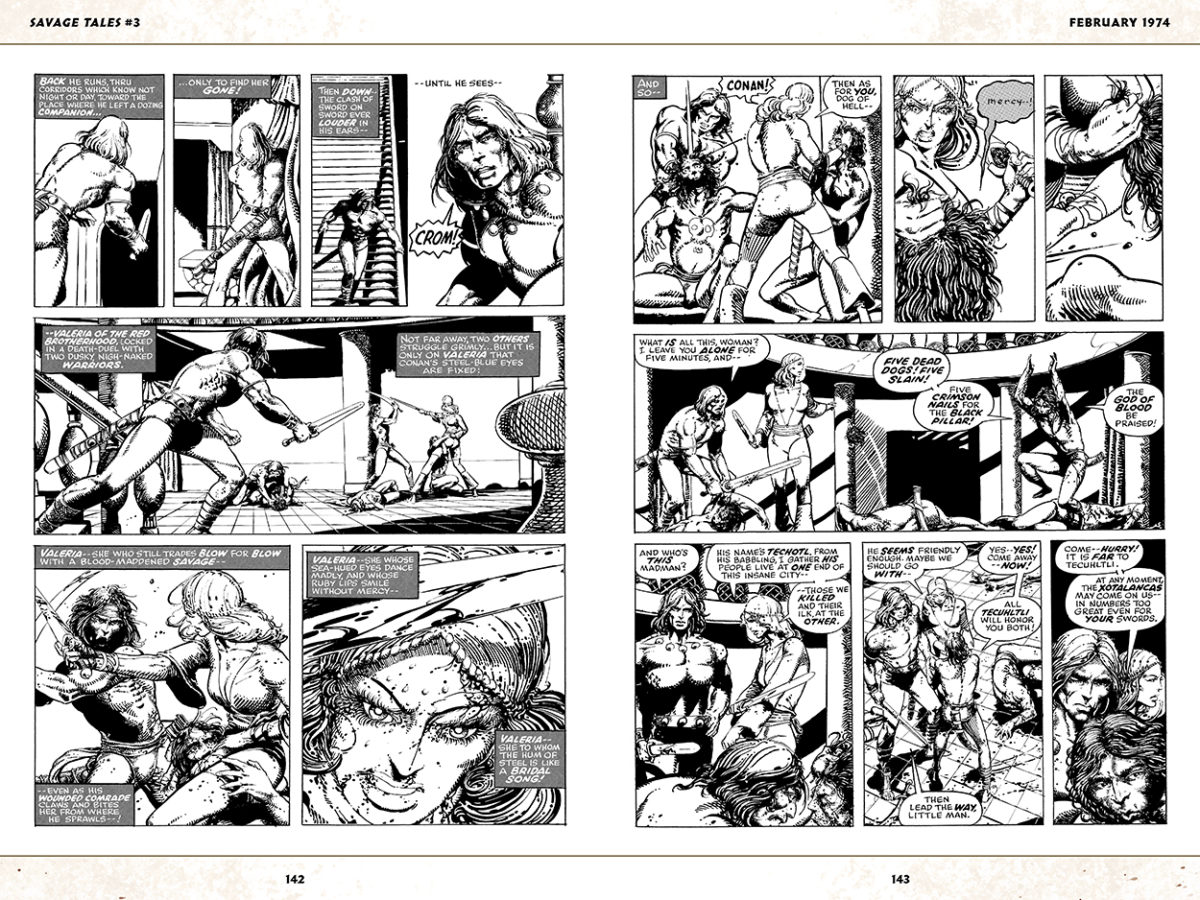 Savage Tales #3; pencils and inks, Barry Windsor-Smith