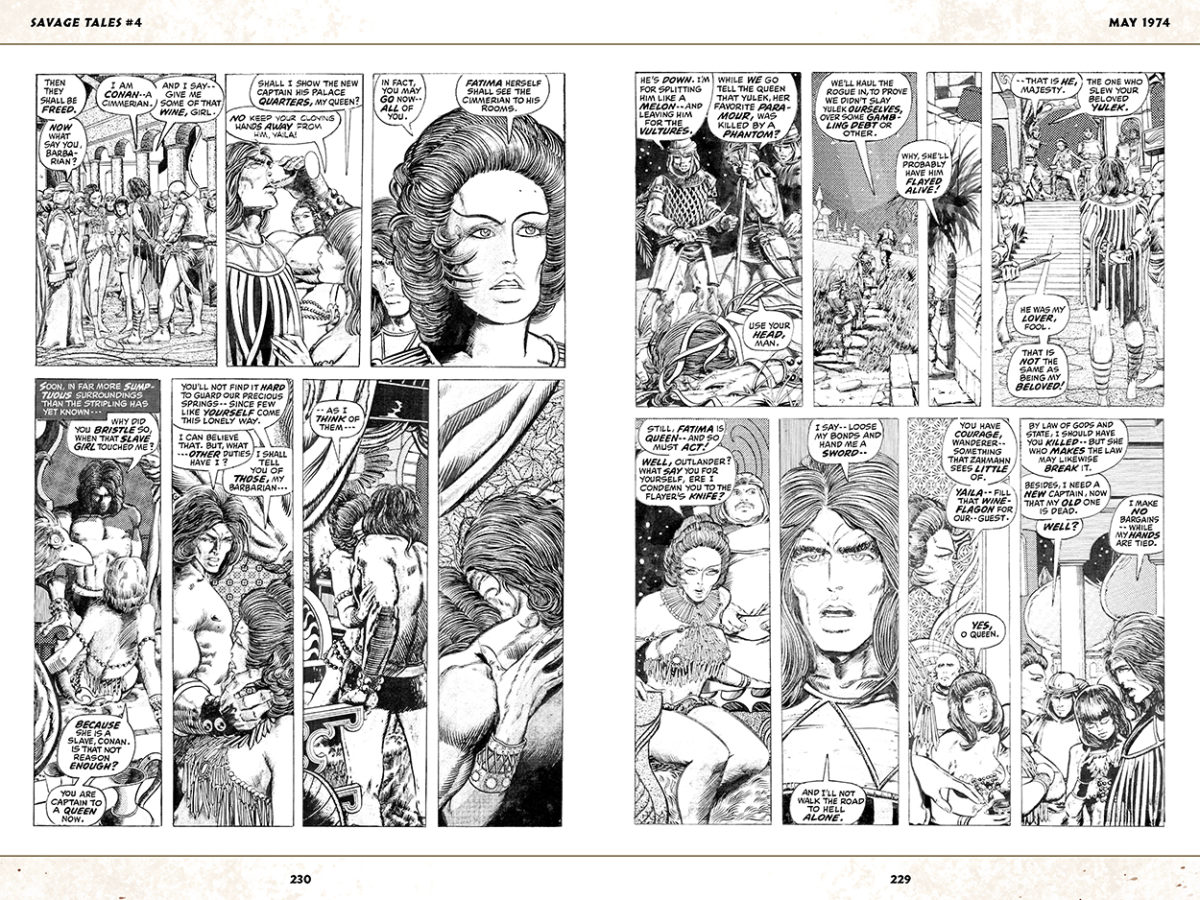 Savage Tales #4; pencils and inks, Barry Windsor-Smith