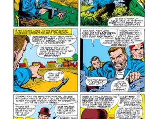 Sgt. Fury and His Howling Commandos #34, pg. 10; pencils, Dick Ayers; inks, John Tartaglione; Nick Fury, Dum Dum Dugan