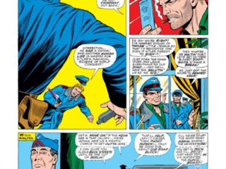 Sgt. Fury and His Howling Commandos #42, pg. 12; pencils, Dick Ayers; inks, John Tartaglione; Nick Fury