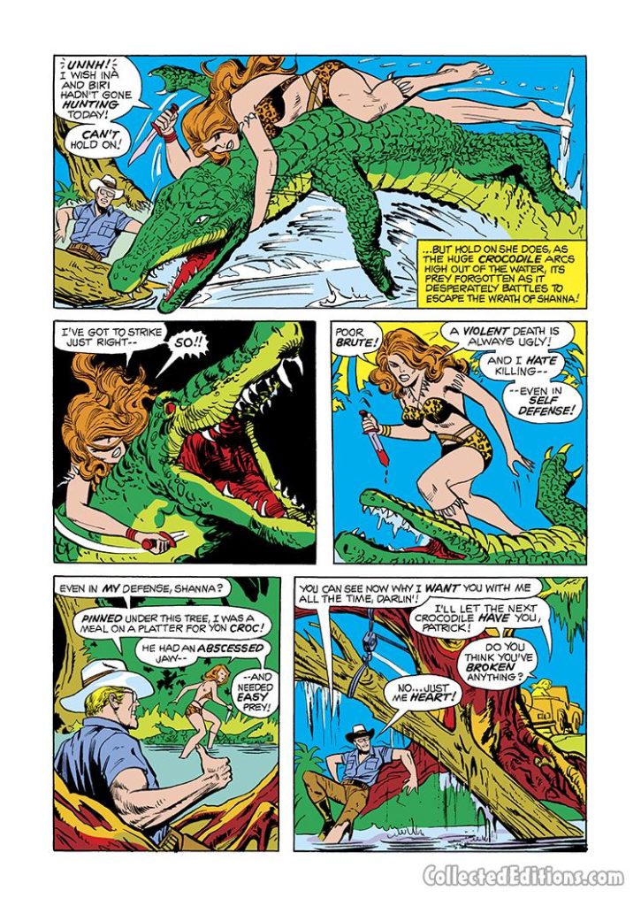 Shanna the She-Devil #3, pg. 2; pencils, Ross Andru; inks, Vince Colletta