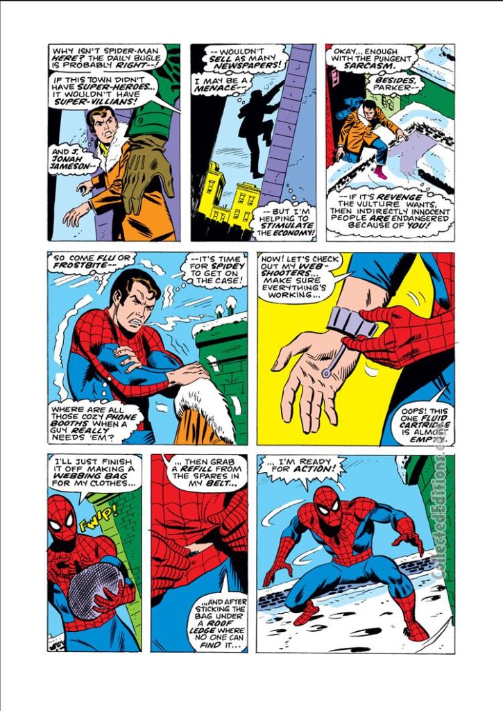Spectacular Spider-Man #4, pg. 10; pencils, Sal Buscema; Peter Parker