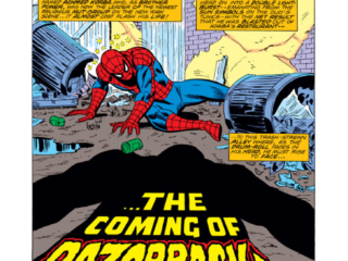 Spectacular Spider-Man #13, pg. 1; pencils, Sal Buscema; Razorback/Peter Parker