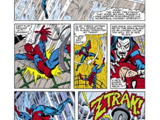 Peter Parker Spectacular Spider-Man #38, pg. 15; breakdowns, Sal Buscema; vs. Morbius