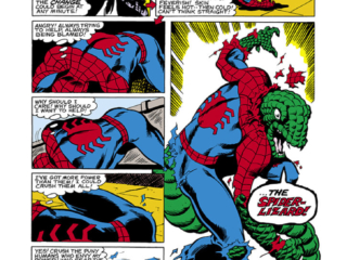 Peter Parker Spectacular Spider-Man #39, pg. 17; breakdowns, John Romita Jr.; The Lizard