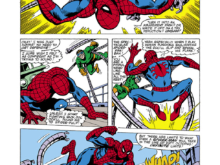 Peter Parker Spectacular Spider-Man Annual #1, pg. 18; breakdowns, Rich Buckler; finished art and inks, Jim Mooney; Doctor Octopus