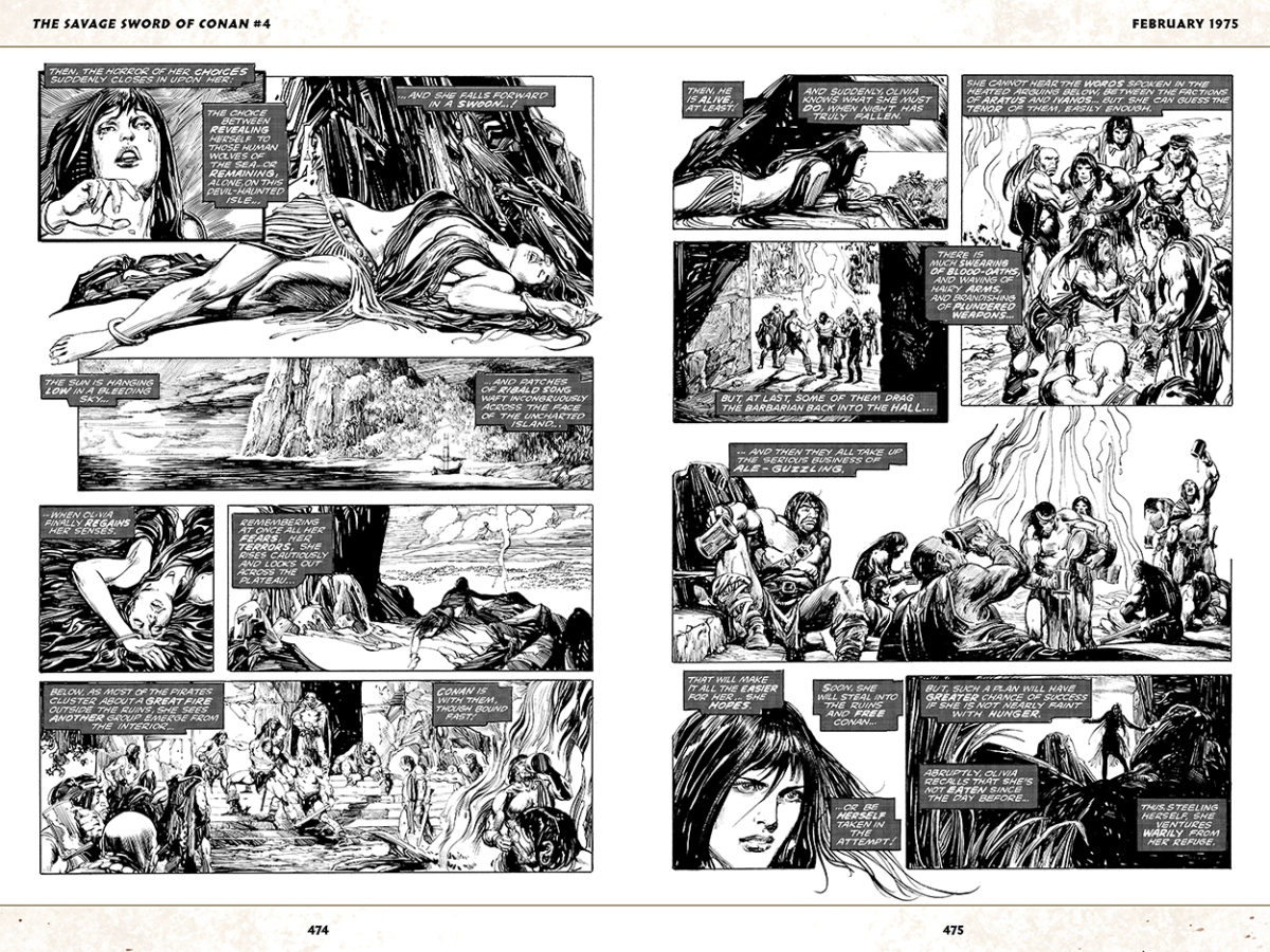 Savage Sword of Conan #4; pencils, John Buscema; inks, Alfredo Alcala