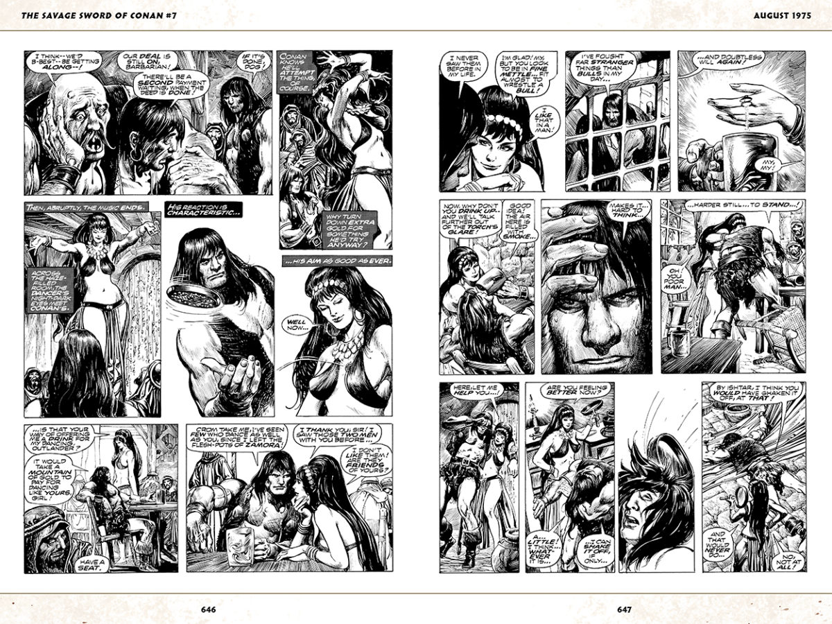 Savage Sword of Conan #7; pencils, John Buscema; inks, Alfredo Alcala