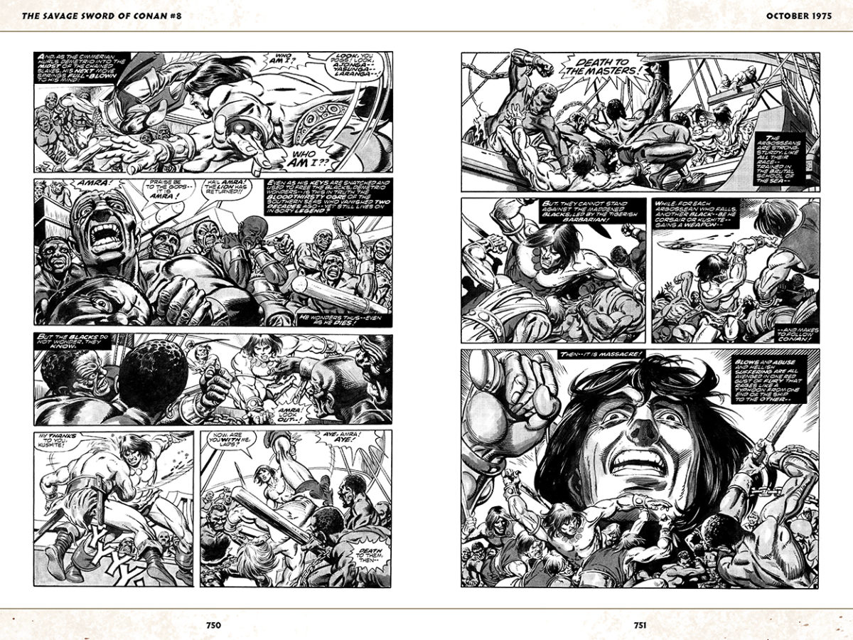 Savage Sword of Conan #8; pencils, Gil Kane; inks, Yong Montano