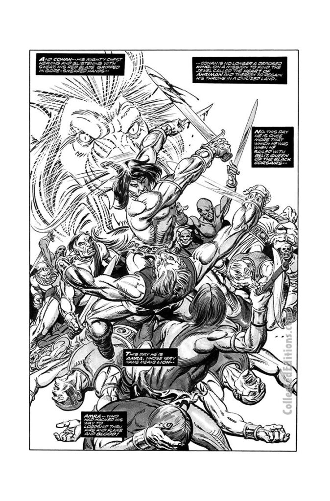 Savage Sword of Conan #8, pg. 54; pencils, Gil Kane; inks, Yong Montano