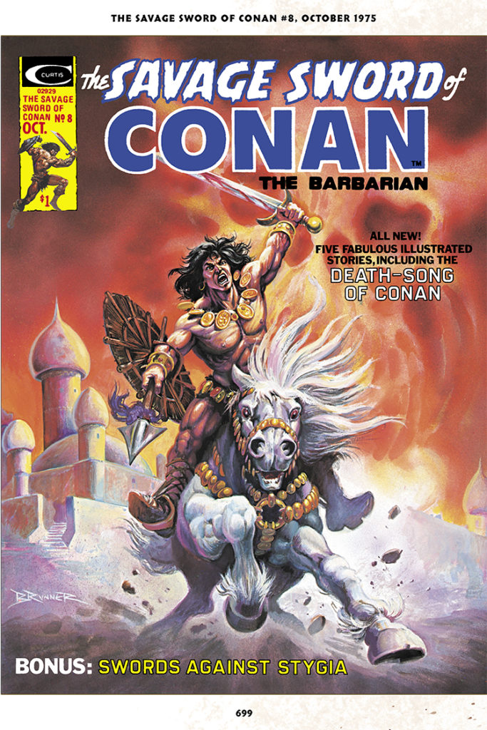 Savage Sword of Conan #8 cover; Frank Brunner