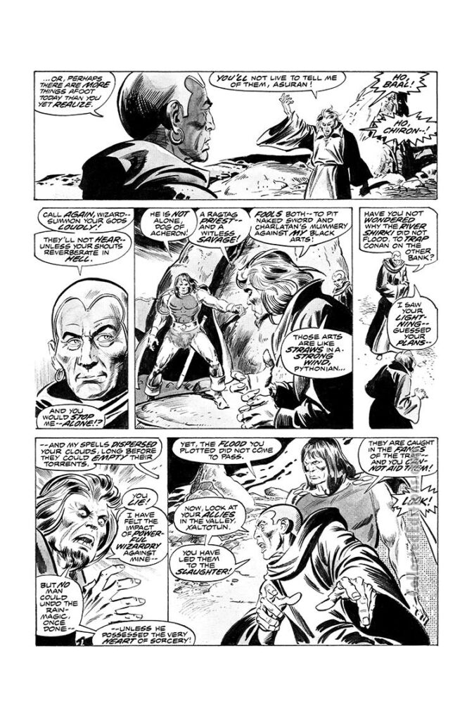 Savage Sword of Conan #10, pg. 55; pencils, John Buscema; inks, The Tribe; Asuran, wizard, sword and sorcery