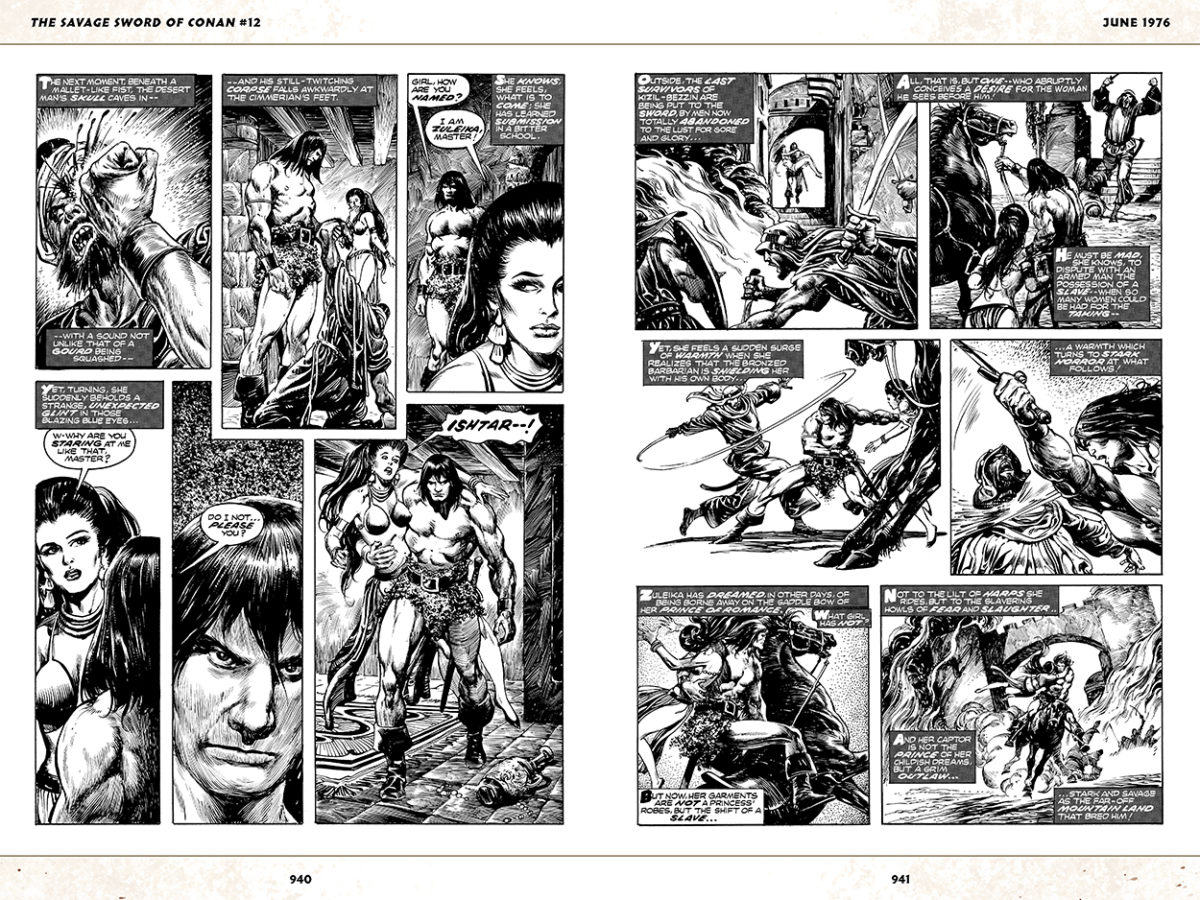Savage Sword of Conan #12; pencils, John Buscema; inks, Alfredo Alcala