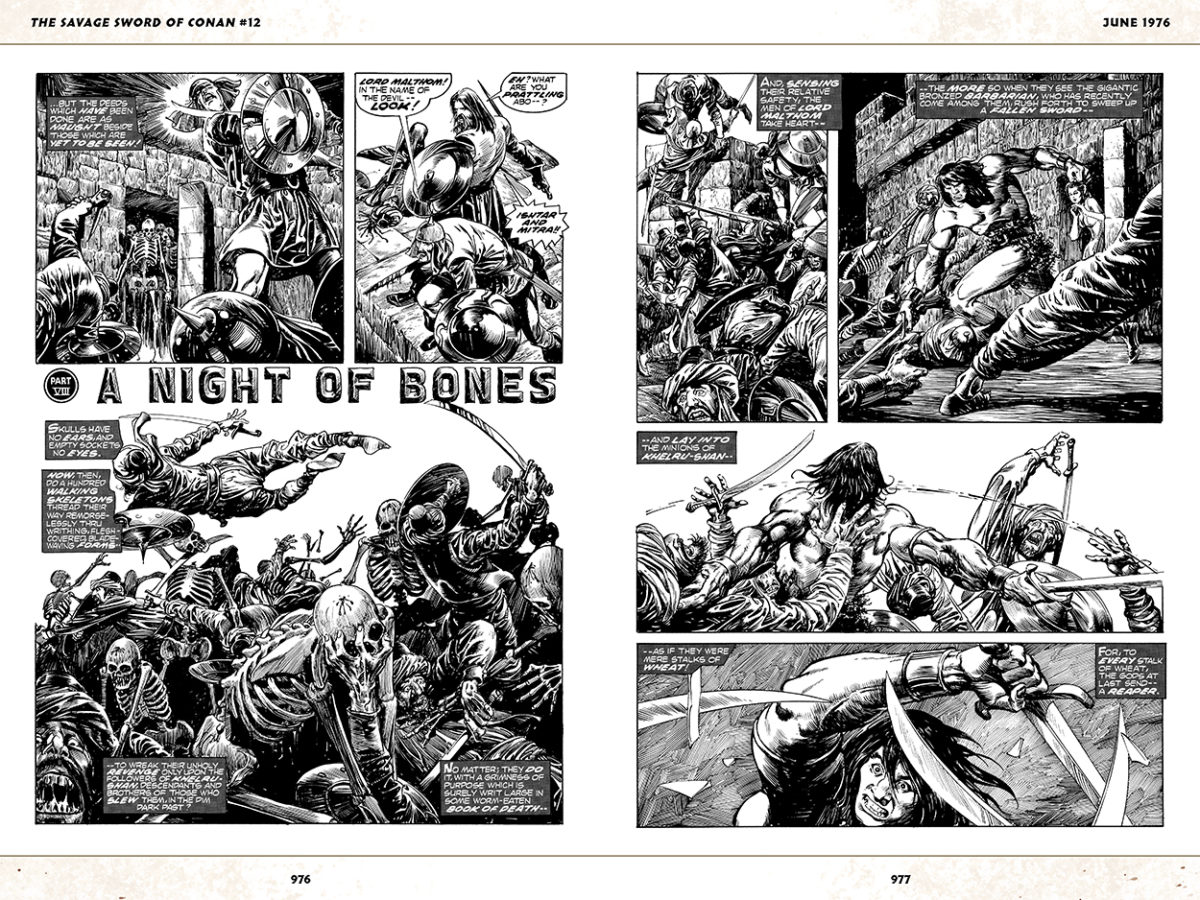 Savage Sword of Conan #12; pencils, John Buscema; inks, Alfredo Alcala