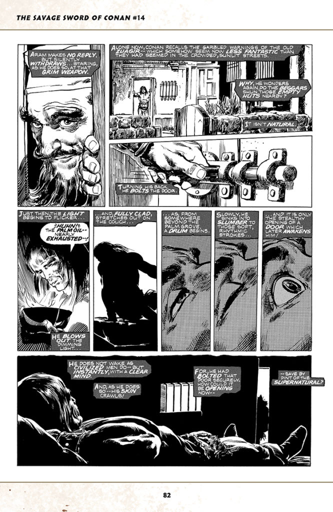 Savage Sword of Conan #14; pencils, Neal Adams; inks, Tony DeZuniga, The Tribe