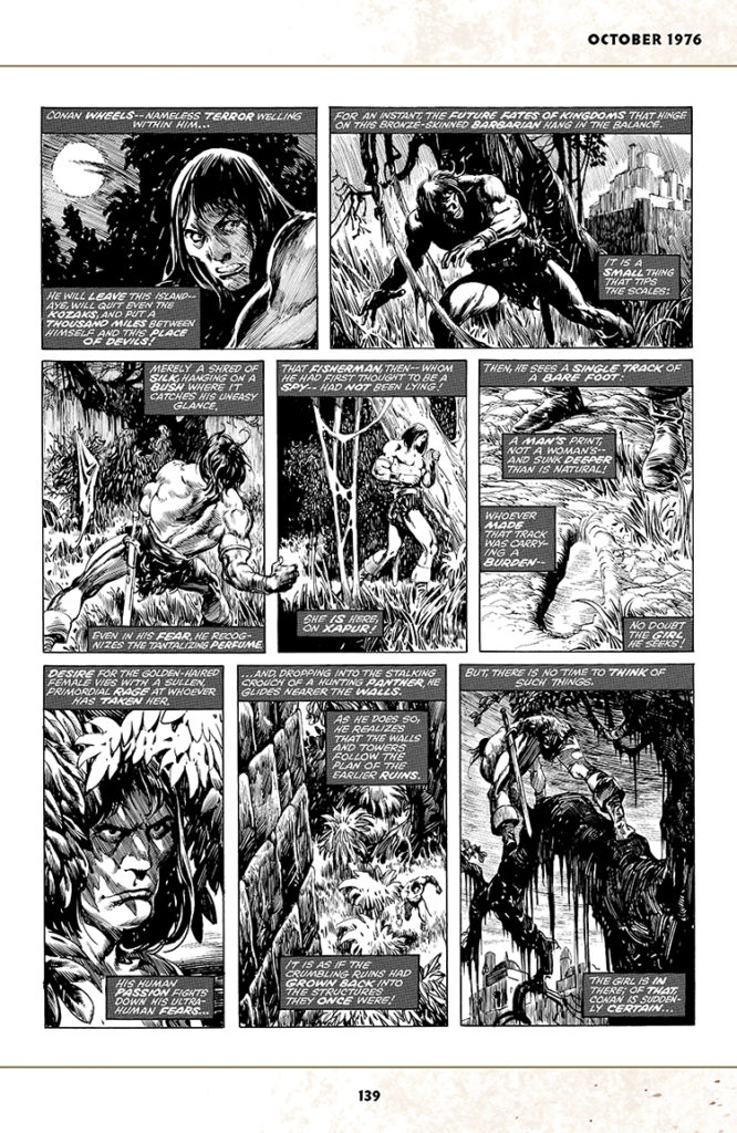 Savage Sword of Conan #15; pencils, John Buscema; inks, Alfredo Alcala