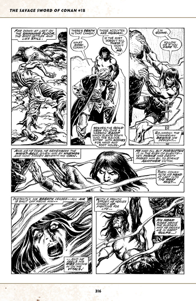 Savage Sword of Conan #18; pencils, John Buscema; inks, Alfredo Alcala