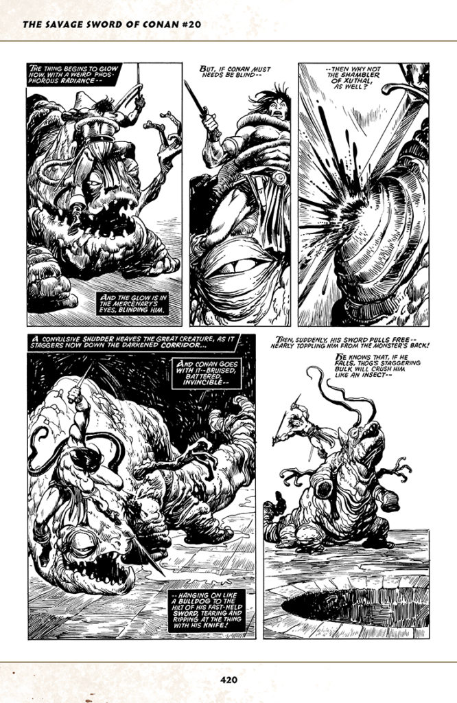 Savage Sword of Conan #20; pencils, John Buscema; inks, Alfredo Alcala