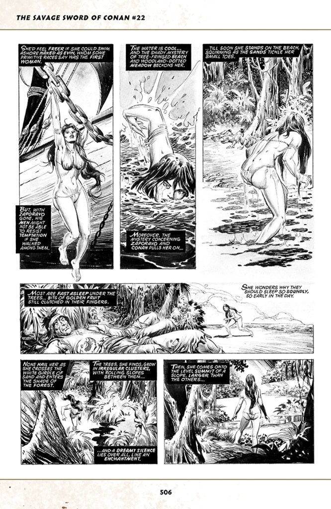 Savage Sword of Conan #22; pencils, John Buscema; inks, Sonny Trinidad