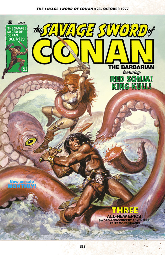 Savage Sword of Conan #23 cover; Earl Norem